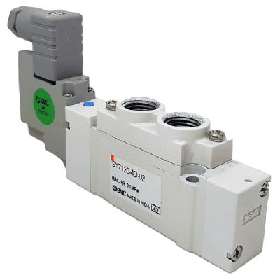 5/2 Single Solenoid Body 1/4" thread 1/8"